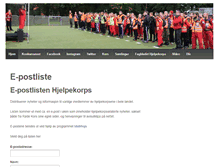 Tablet Screenshot of hjelpekorps.org